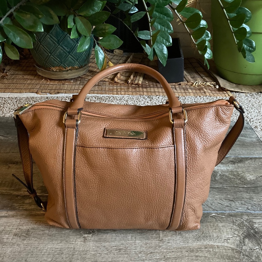 Calvin Klein Large Tan Handbag